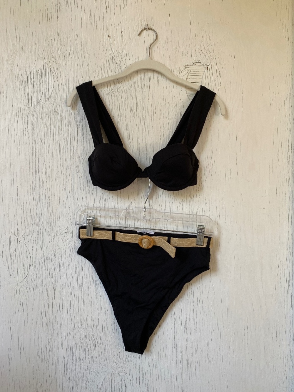 We Wore What Claudia belted high leg bikini